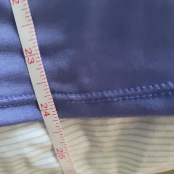 Tahari Womens Lavender Purple Wrap Knot Short Sleeve Top Size L - Picture 5 of 6